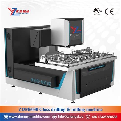 china automatic cnc glass drilling machine|CNC Vertical Automatic Glass Drilling and Milling Machine.